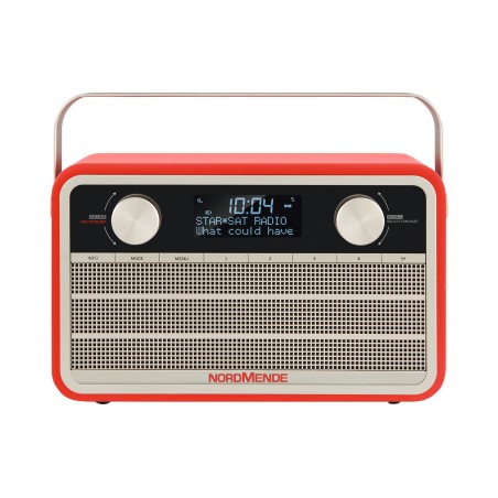 Radio digital TechniSat Nordmende DAB+ Transita 120 en estilo retro con batería de 24 horas