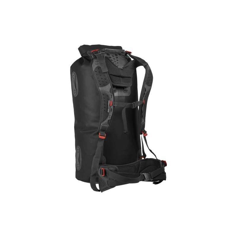 Pocket Backpack Sea to Summit Hydraulic Dry Pack with harness 90 liters black