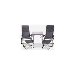 Crespo Set 213 Table classique avec 2 chaises et tabourets et accessoires