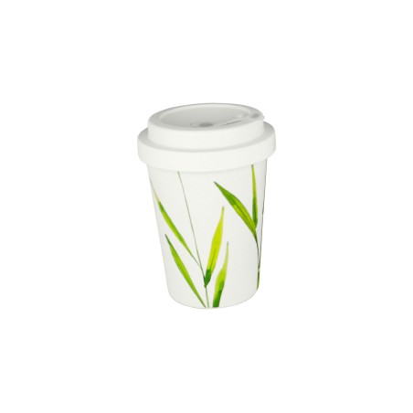 Gimex Taza de Café To-Go Line Nature Bamboo