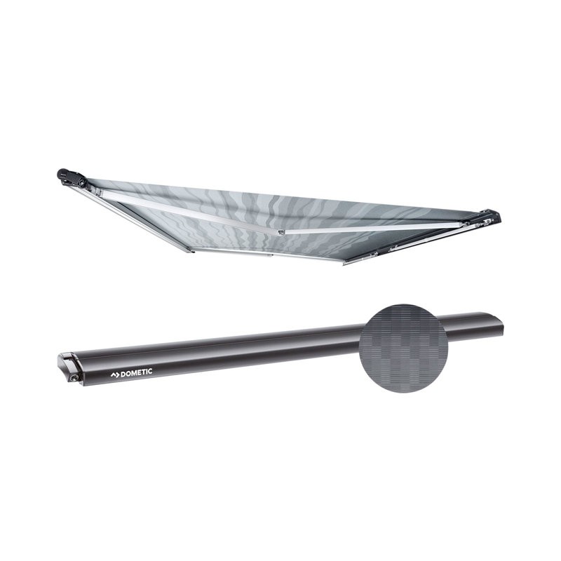 Toldo de techo antracita PerfectRoof PR2000 3,75 metros