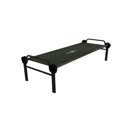 Cama individual para exterior y camping Disc-O-Bed Single L verde oliva