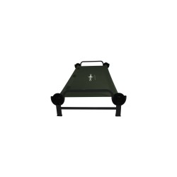 Single bed for exterior and camping Disc-O-Bed Single L green olive