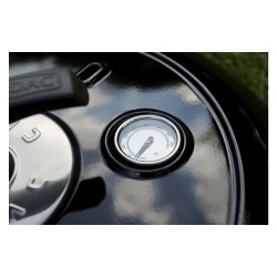 Grille à gaz Cadac Carri Chef 50 mbar avec barbecue / plat, porte-pot et couvercle