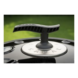 Grille à gaz Cadac Carri Chef 50 mbar avec barbecue / plat, porte-pot et couvercle