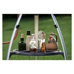 Griglia di gas Cadac CarriChef 50 mbar con barbecue/flat, portaerba e coperchio