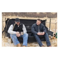 Disc-O-Bed 2XL campsite with side pockets