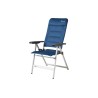 Dukdalf Chaise de camping chauffée bleu vif