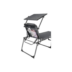 Juego de tumbonas trípode Berger Slimline 2 piezas azul claro