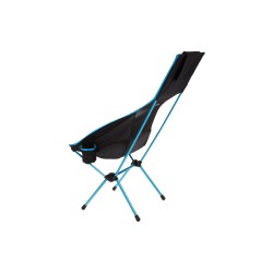 Black Helinox Savanna Chair campsite