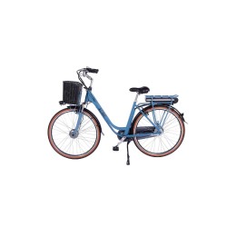 Bicicleta eléctrica urbana Llobe 28 pulgadas Blue Motion 2.0 azul 10,4 Ah