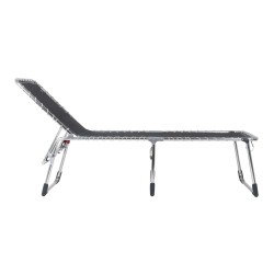 Crespo AL-364 XL Sonnenliege dunkelgrau