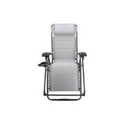 Travellife Bloomingdale Relax Klappstuhl grau