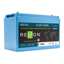 Relion Premium Power Set 100 Ah lithium battery with charger