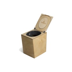 Dry composting toilet Trobolo BilaBloem with electric air extraction system 43.5 x 31 x 47.5 cm