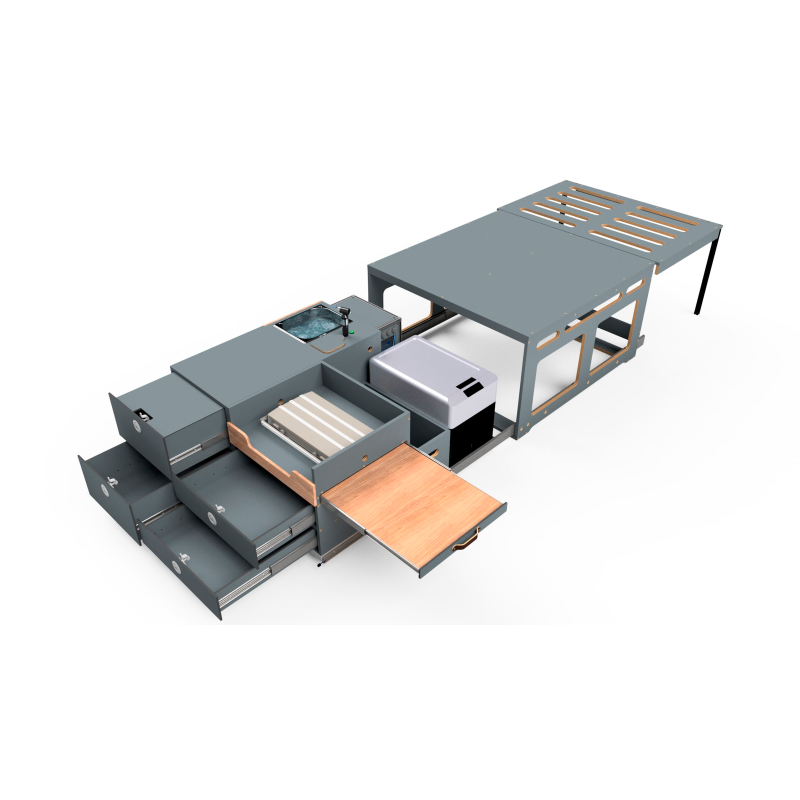 Camping box Ceci pour VW T6 (système modulaire)