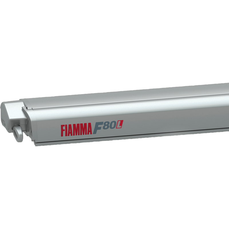 Toldo Fiamma F80L Titanium con montaje en techo 450 azul
