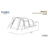 Tambu Nihaita Family tunnel shop for 5 people brown