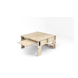 Caja de cama/mesa plegable Escape Vans Eco Box L