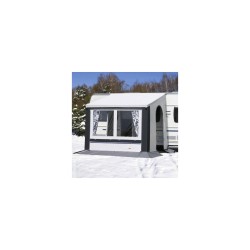 Toldo pour toute l'année DWT Rideau II gris 200 x 150 cm