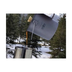 Cafetera de titanio 3 en 1 de prensa francesa Origin Outdoors