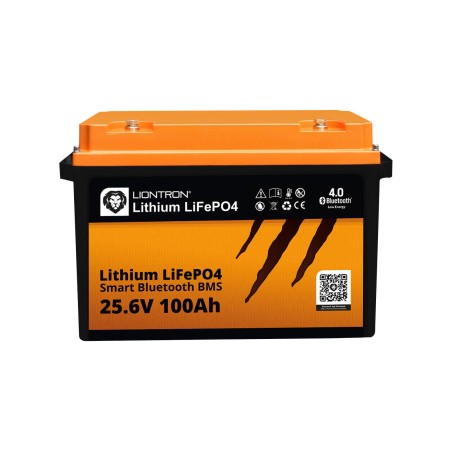 Liontron LiFeP04 Smart BMS Batería de litio 25,6 V/100 Ah