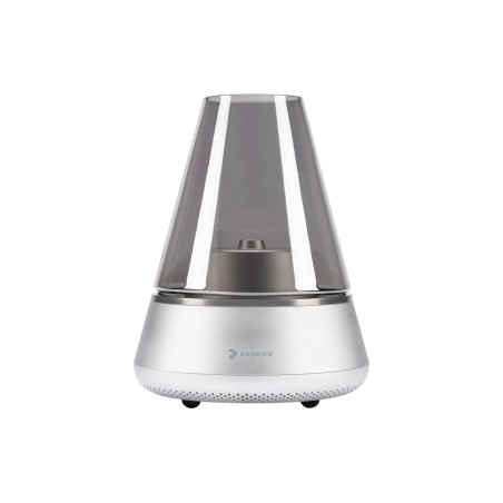 Lampe d'huile Kooduu Nordic Light Pro avec haut-parleur d'argent Bluetooth