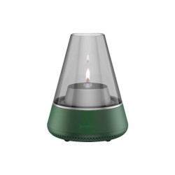 Lampe d'huile Kooduu Nordic Light Pro avec haut-parleur d'argent Bluetooth