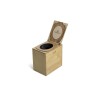 Trobolo IndiBloem Toilette Séparateur mobile avec arène 46.5 x 31 x 47.5 cm