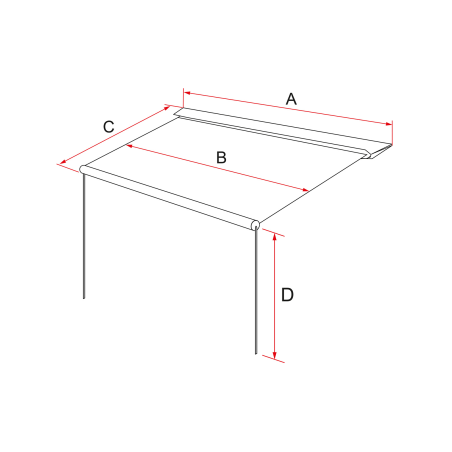 Toldo Fiamma CaravanStore XL Tiefschwarz 310 gris