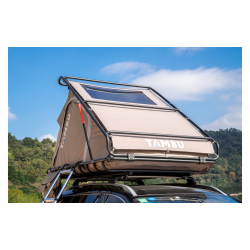 Carpa de techo Tambu Yano para 2 personas marrón