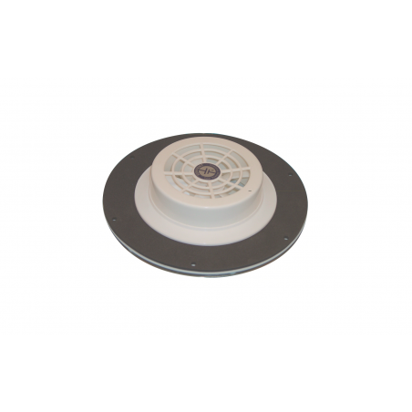 Solar fan Lilie stainless steel extraplated chrome