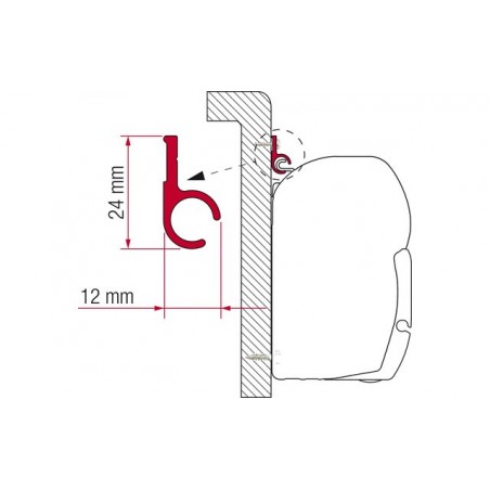 F45 Schienensatz R 300cm