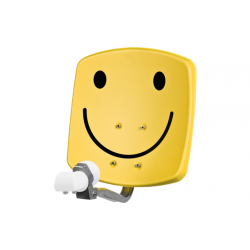 Antena de satélite digital TechniSat Digidish 33 con LNB doble universal 33 cm