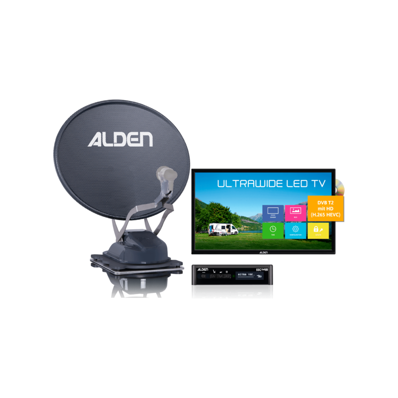 Alden Onelight 60 HD EVO Ultrawhite Fully automatic satellite system