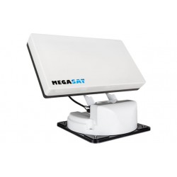 Sistema satelital Megasat Traveller-Man 3 que incluye unidad de control