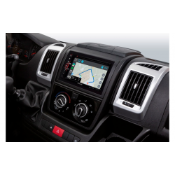 6.5" Alpine All-In One navigation system with CD/DVD drive for Ducato 7 that includes installation kit and LFB interface