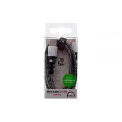 USB-Datenkabel 2Go Apple 8-polig 1 Meter blau