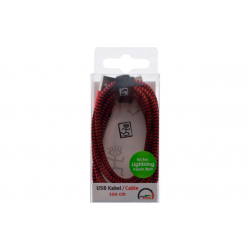 Cavo USB 2Go Apple 8 pin 1 metro blu