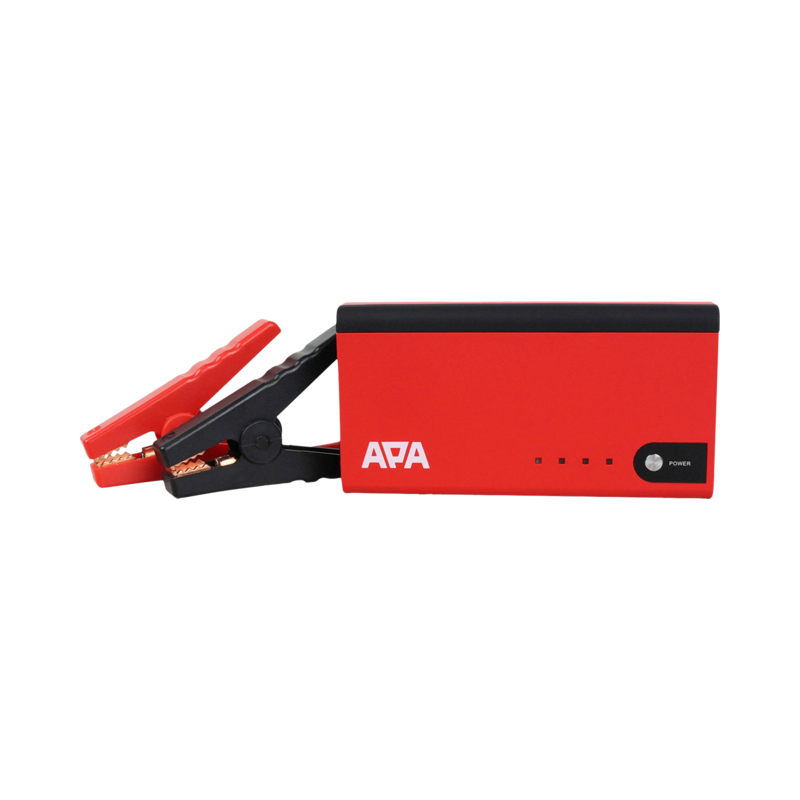 Battery charger APA Jumpstarter with lithium ion battery of 11,000 mAh