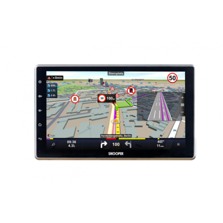 Multimedia navigation Snooper SMH Appareil DAB+ intégré de 10,1 pouces