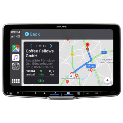 9-Zoll-Alpine-Bildschirm. Kabelloses Apple CarPlay und Android Auto