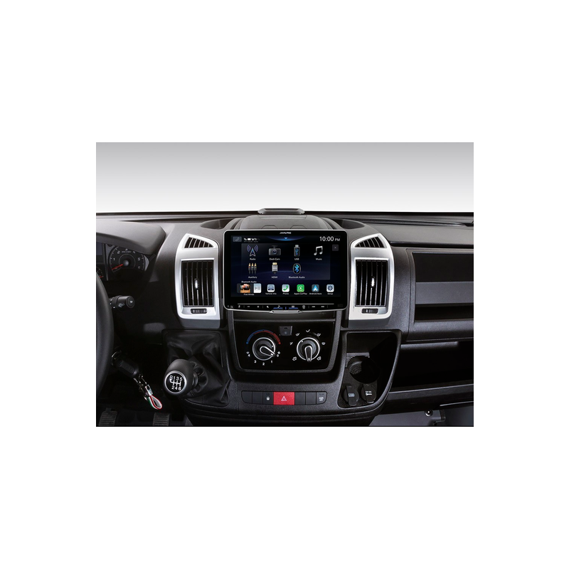 9-inch Alpine Display Package Ducato 7 (Citroen Jumper, Peugeot Boxter) including installation kit and LFB interface