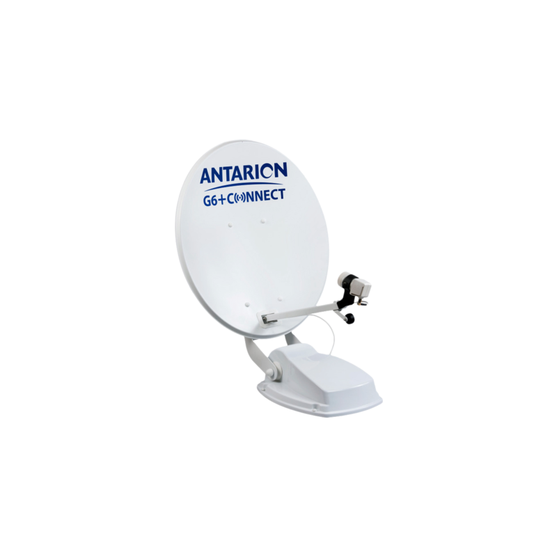 Antarion G6+ Twin antena satélite automática 65 cm Blanco
