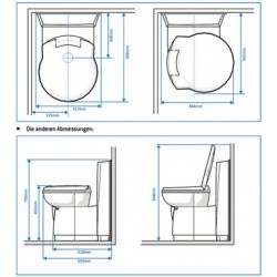 Inodoro de casete Thetford , C262-CWE