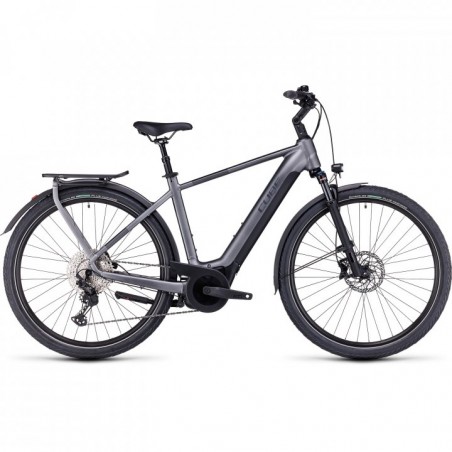 CUBE Bicicleta Eléctrica Trekking - TOURING HYBRID EXC 625 - 2023 - grey / metal