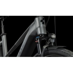CUBE Bicicleta Eléctrica Trekking Mujer - TOURING HYBRID EXC 625 - 2023 - grey / metal
