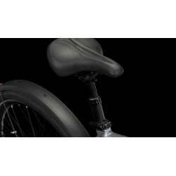 CUBE Bicicleta Eléctrica - NURIDE HYBRID EXC 750 Allroad - 2023 - polarsilver / black