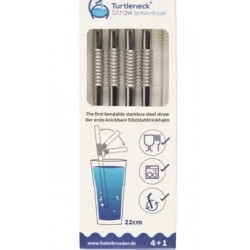 134 HalmBrüder pajita flexible de acero