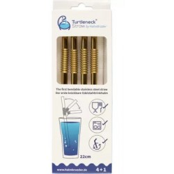 134 HalmBrüder pajita flexible de acero